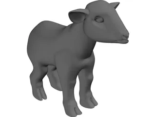 Little Lamb 3D Model