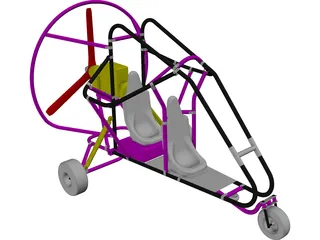 Powered Parachute  3D Model