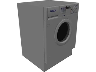 Bosch WVT12840EU Washing Machine with Dryer 3D Model