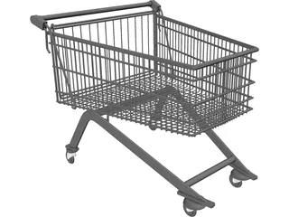 Shopping Cart 3D Model