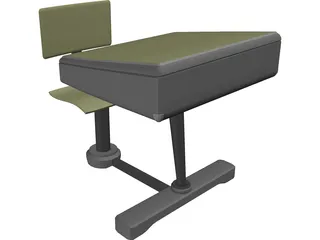 Desk 3D Model