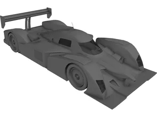 Peugeot 2008 Le Mans 3D Model
