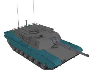 M1 Abrams 3D Model