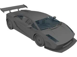 Lamborghini Gallardo GT3 Cup 3D Model