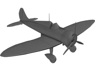 Mitsubishi A5M Claude 3D Model