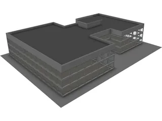 Commercial Center 3D Model