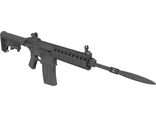 AR-15 3D Model