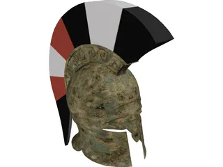 Greek Helmet 3D Model