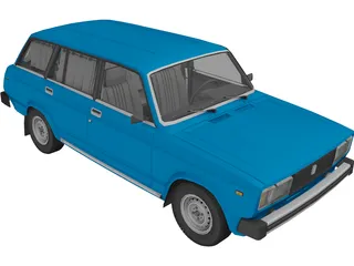 VAZ 2104 3D Model