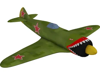 Lavochkin La-5 3D Model