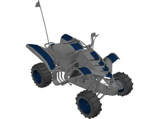 Yamaha Quad 3D Model