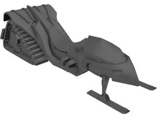 Snowmobile Concept 3D Model
