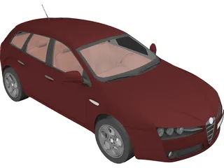 Alfa Romeo 159 3D Model