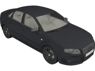 Audi RS4 3D Model