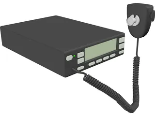 2 Way Radio 3D Model