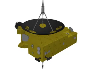 Ulysses ESA Sun Probe 3D Model