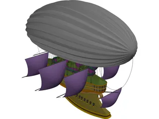 Flying Dutchman 3D Model