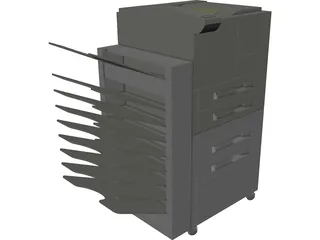 Xerox Copier Machine 3D Model