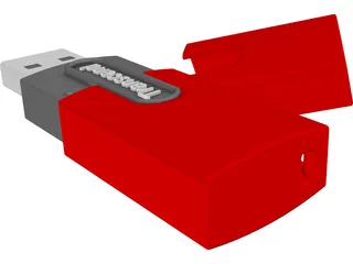 Transcend USB Memory Stick 3D Model