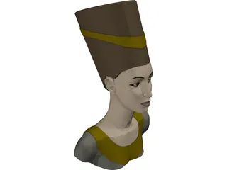 Nefertiti Head 3D Model