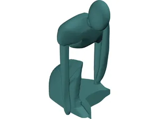 Abstract Moods Sculpture 3D Model