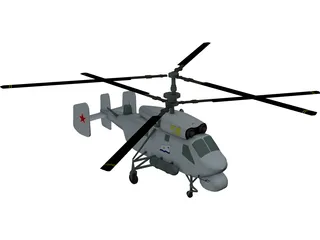 Kamov Ka-25 Hormone 3D Model