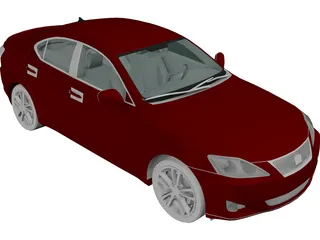 Lexus IS 350 (2006) 3D Model