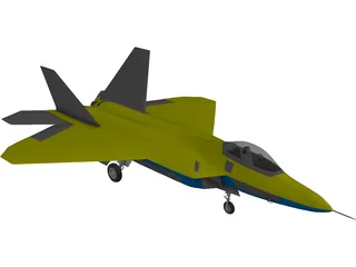 F/A-22 Raptor 3D Model