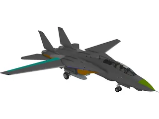 F-14A Tomcat 3D Model