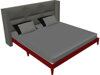 Mura Design Bed 3D Model