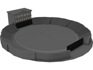 Cricket Ground 3D Model