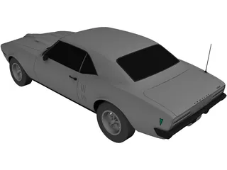 Pontiac Firebird 400 (1968) 3D Model