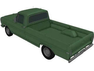 Ford F100 (1970) 3D Model