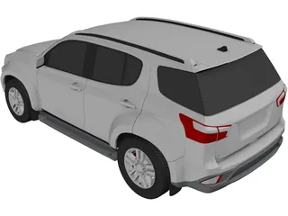 Isuzu Mu-X (2020) 3D Model