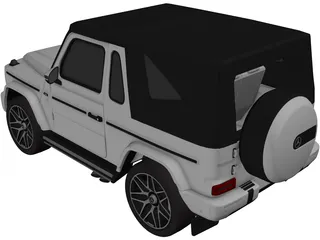 Mercedes-Benz G63 464 Cabrio (2019) 3D Model