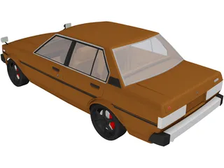 Toyota Corolla DX 3D Model