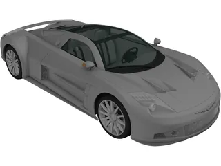 Chrysler ME 4-12 Concept (2004) 3D Model