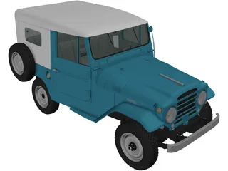 Toyota Land Cruiser [J20] (1958) 3D Model