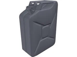 Jerry Can 20 Litres 3D Model