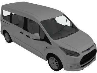 Ford Tourneo Connect (2014) 3D Model