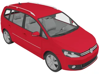 Volkswagen Touran (2011) 3D Model