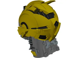 Bumblebee Head 3D Model