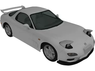 Mazda RX7 (1999) 3D Model