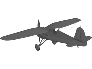 PZL P11 3D Model