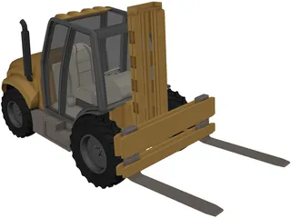 Forklift 3D Model