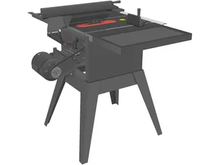 Table Saw 3D Model