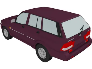 Daewoo Musso 3D Model