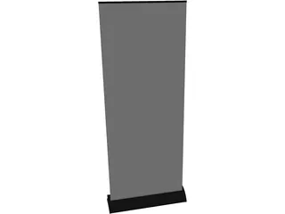 Stand Roll Up 3D Model