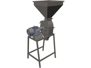 Grain Crusher 3D Model