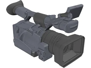 Sony Video Camera 3D Model